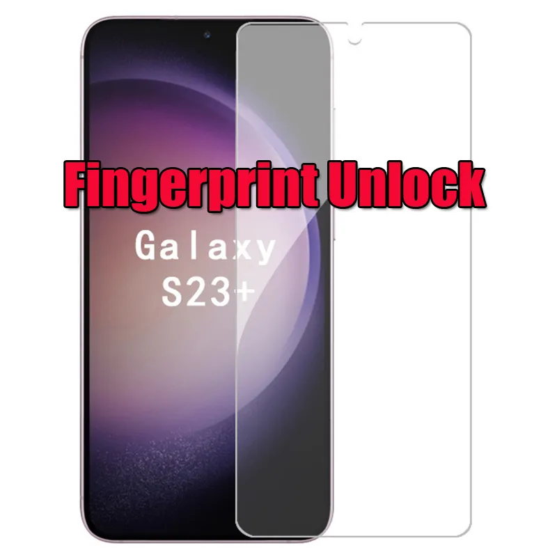 واقي الشاشة لـ Samsung Galaxy S24 Ultra S23 Plus S22 S21 Unlock Unlock Glass Glass 0.18mm 2.5d Film Shield Cover Cover Corced Previum Guard