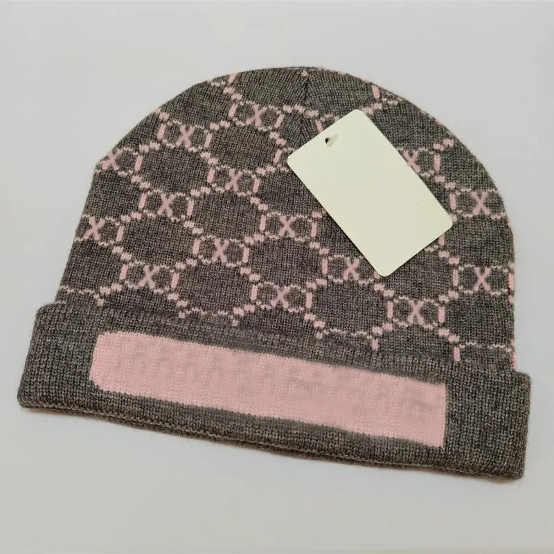 75 597 810 Karierte Mützen Designer-Mütze für Herren Gestrickte Mützen Wintermütze Herbst Thermal Skull Cap Ski Reisen Klassische Mützen Braun Schwarz Grau s Mütze 139 212 10