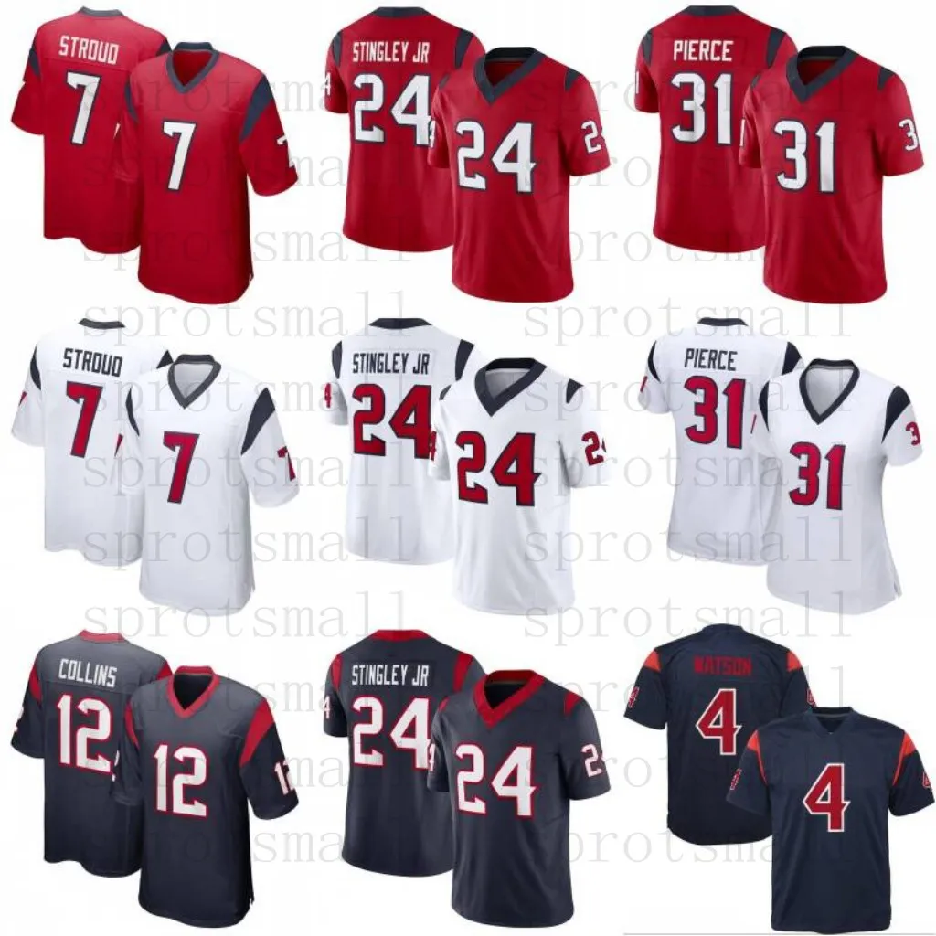 CJ Stroud Football Jersey Will Anderson Jr Tank Dell Dameon Pierce Jalen Pitre John Metchie Laremy Tunsil Devin Singletary Chase Winovich Dalton Schultz Davis Mills