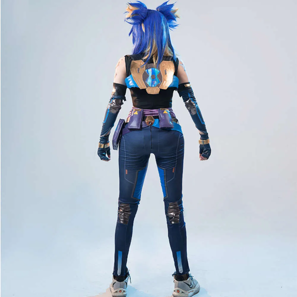 Valorant ネオン コスプレ衣装 ブルー 戦闘服 衣装 女性用 大人 制服