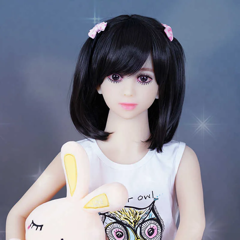 AA Designer Sex Doll Toys Unisex Silicone Solid Doll med skelett 108 cm Vuxen Sexuell onani