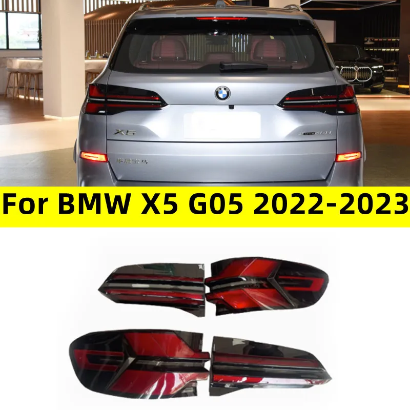 BMW X5 G05 20 22-2023 için araba arka lamba montajı LED kuyruk sis fg lamba sürüş lambası durma fren çevirme lambası aksesuarları