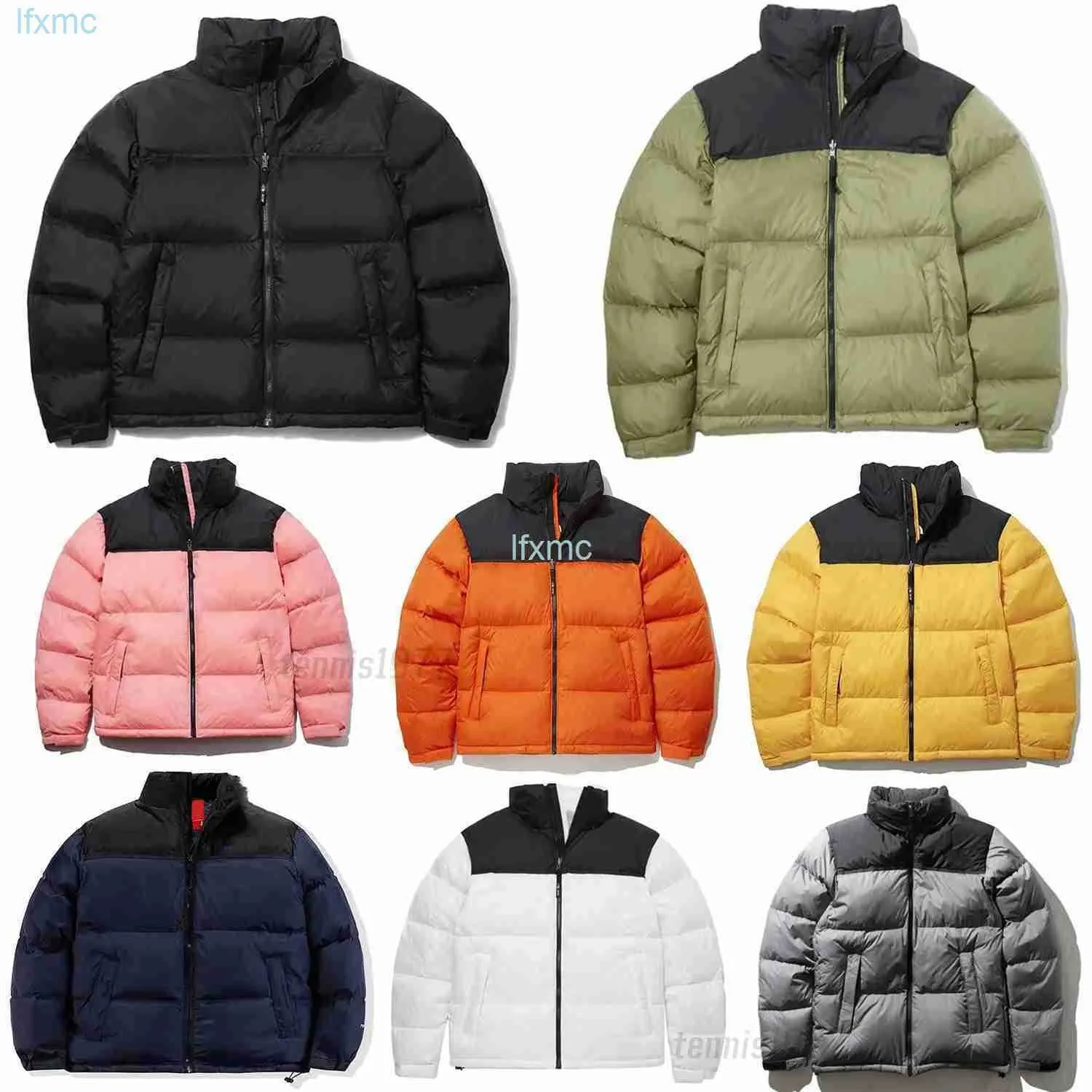 Designer pufferjack Donsjack voor dames North Face Winterjas Outdoor Mode Klassiek Casual Unisex Ritsen Winddichte bescherming Uitloper YLC0