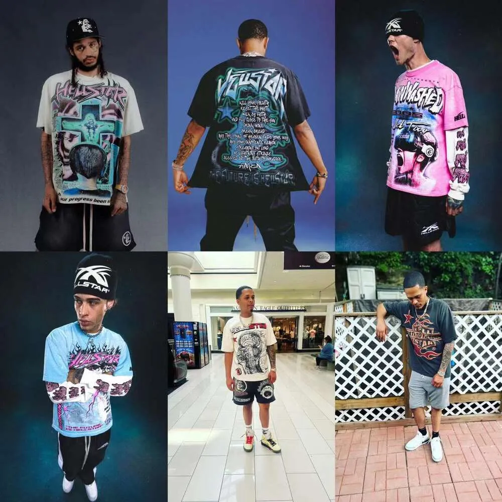 DHgate.com:2023 New Hellstar Hip Hop Fashion Label Hell Star