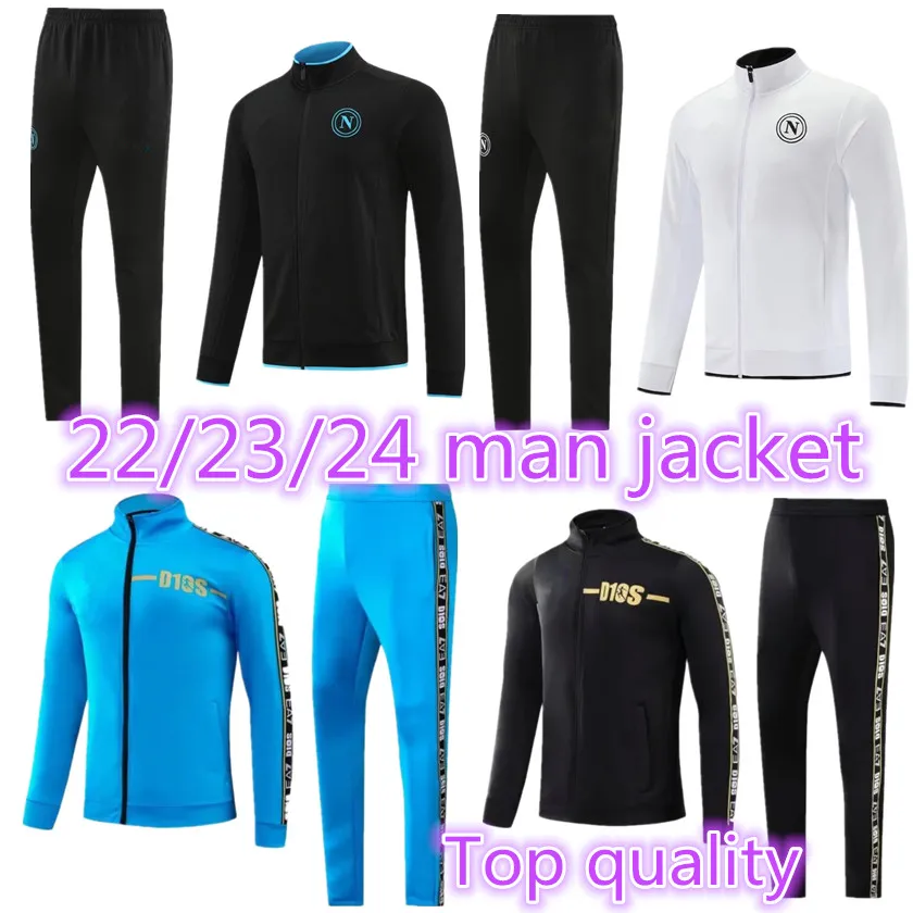 23 24 24 Napoli Tracksuit Soccer Football Zestaw 2023 SSC Neapol AE7 Zielilinski Suitsation Formation Tuta Chandal Futbol Squitude Foot MAILLOT DE KATERY