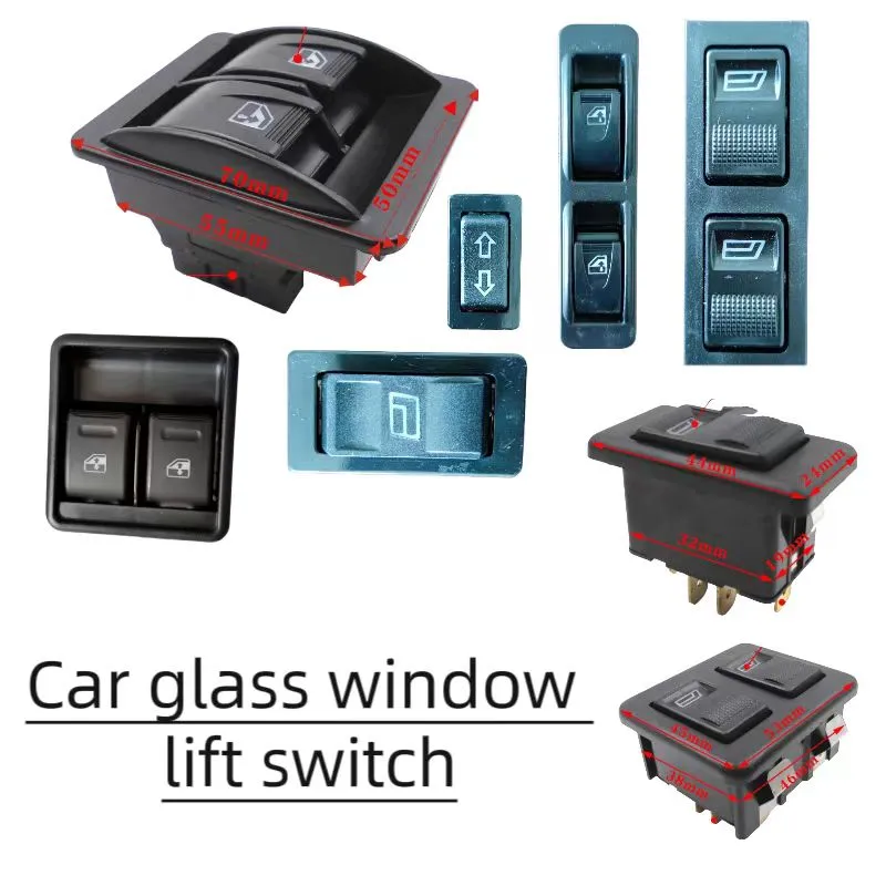 Electric sedan, light truck, car window, electric window regulator switch, universal window regulator switch, automotive accessories