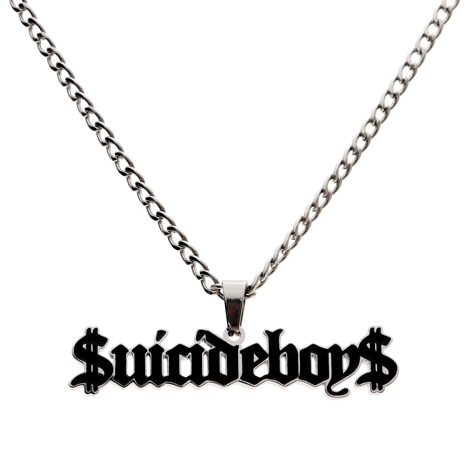 Suiideboys SUICIDE BOYS SBS Pro collier européen et américain hommes et femmes hip-hop mode breloques