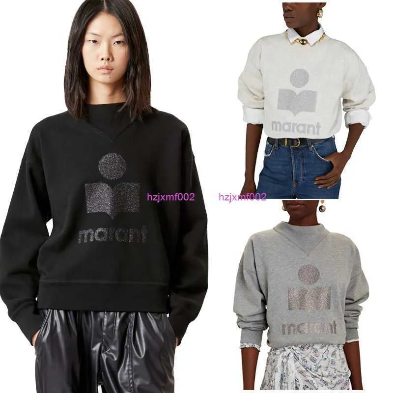 Męskie bluzy bluzy 2023SS Isabel Marant Designer bluza moda z kapturem klasyczny litera bawełniana bawełniana Sweter Sweter damskie ubrania
