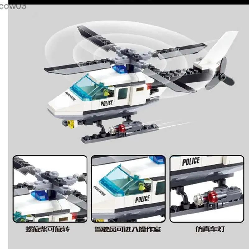 Blöcke 2023 NEUE MOC Stadt Flugzeug Super Hubschrauber Flugzeug Berühmte Bausteine Ziegel Kits Klassische Modell R231020