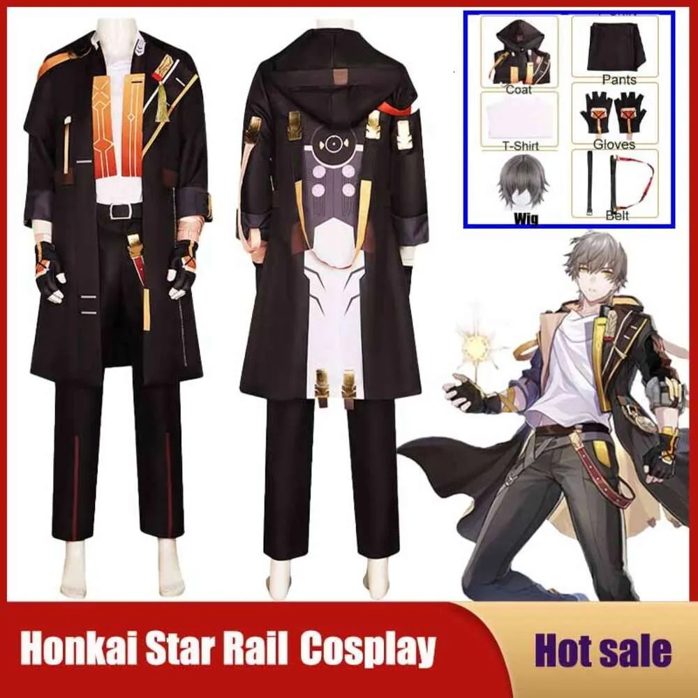 Cosplay Anime Game Honkai: Star Rail Cosplay Costumes Trailblazer Męski bohater Postagonista Mężczyzn Mrunt Suit Halloween Carnival Boy Outfit