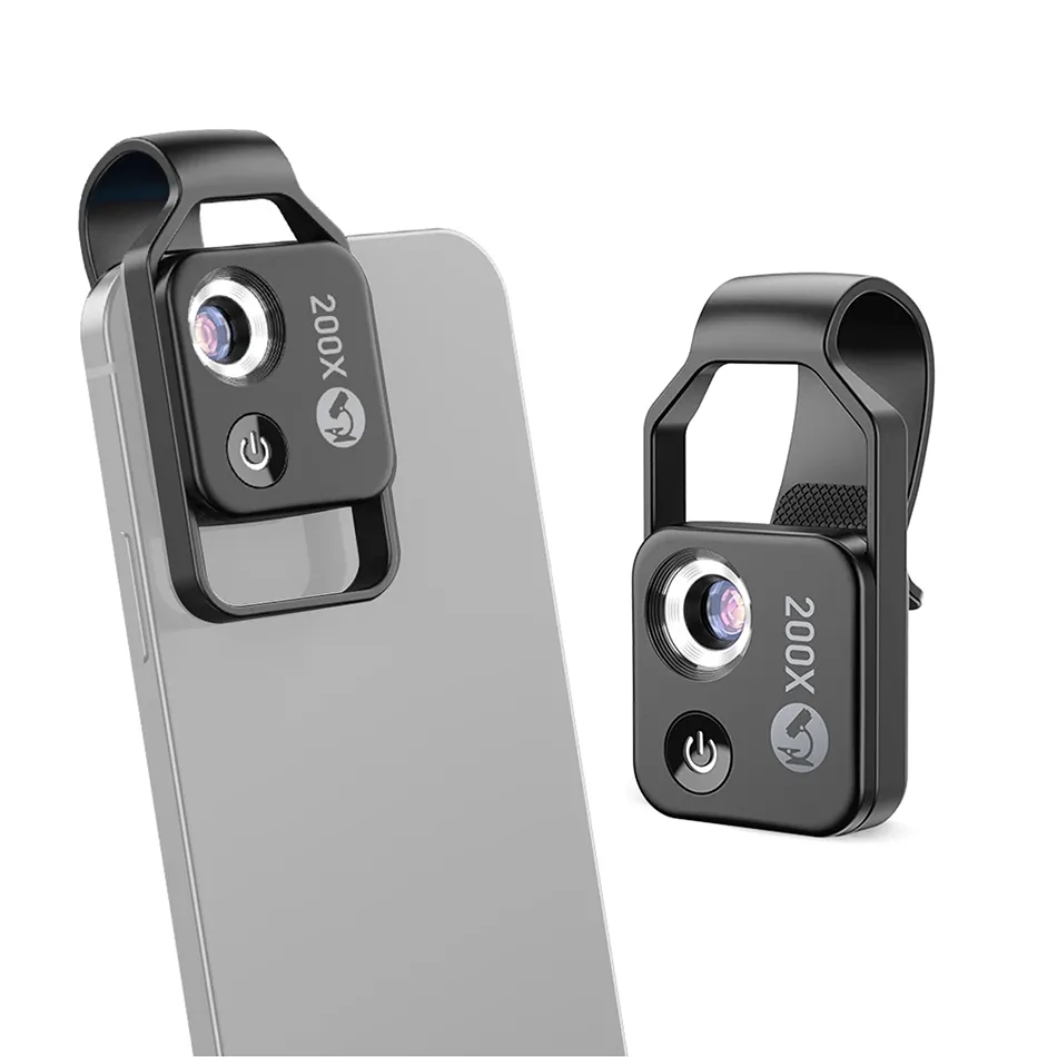 Microscopio Tascabile Digitale 200x – Per Smartphone E Tablet – Universale