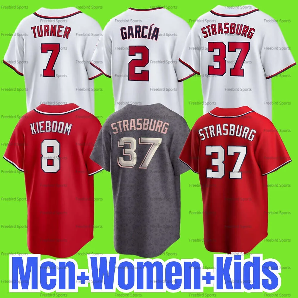 22 Juan Soto MacKenzie Gore Baseball Jersey Josh Bell CJ Abrams Turner 7 Strasburg 37 Custom Men Women Kids