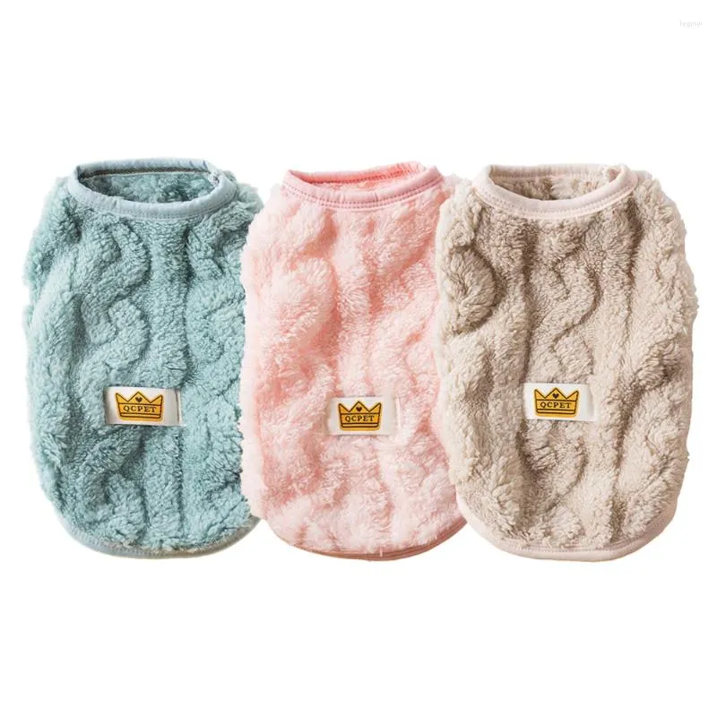 Dog Apparel Clothes For Small Dogs Cat Soft Cozy Autumn Winter Warm Fleece Puppy Costume Vest Jacket Sweater Pet Chihuahua Yorkies Coat