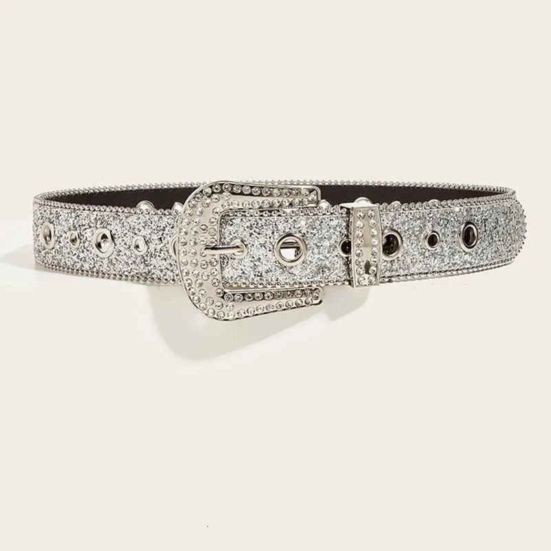 3 JEWELED BUCKET GLAMMED ARTISTIC BELT SWSMCLT Women main image 4
