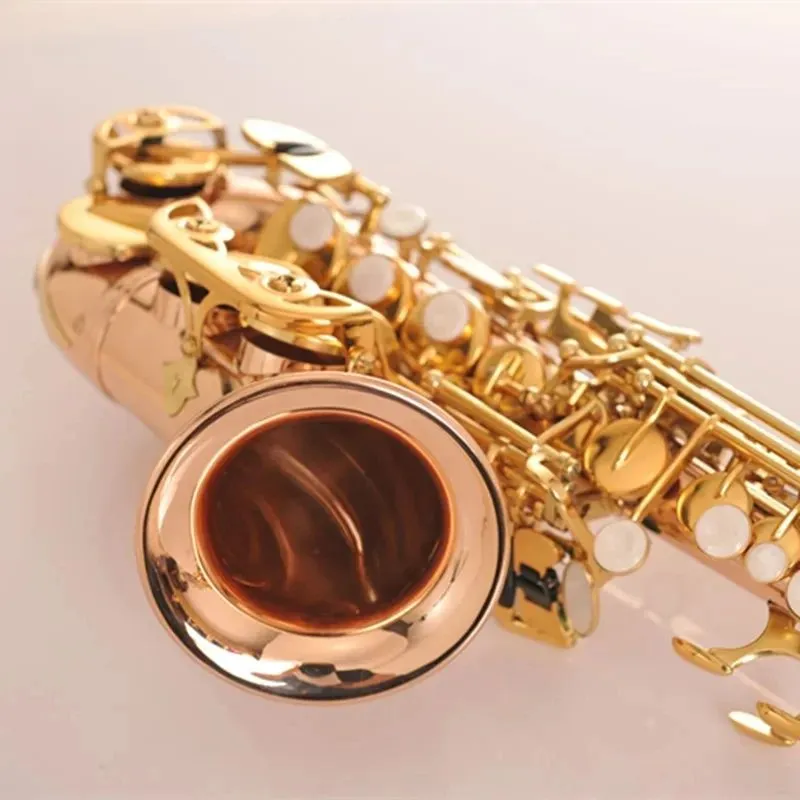 Phosphor bronze original 54 one-to-one structure B-key bending treble saxophone gold-plated key professional saxo soprano