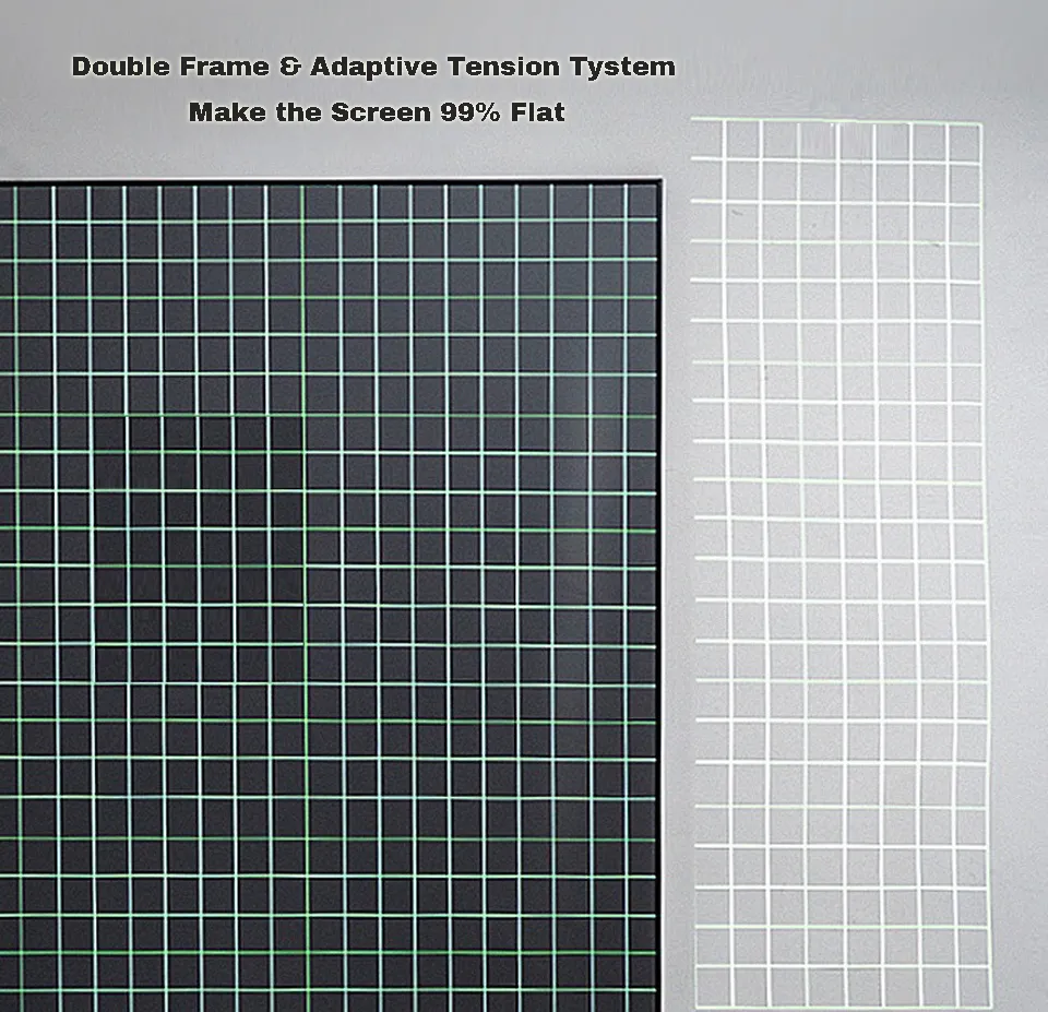 ALR Black Diamond Fixed Frame Projector Screen 200 16:9 Ambient Light ...
