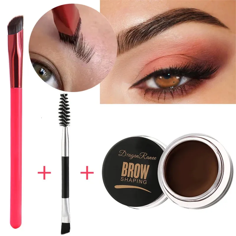 Eyebrow Enhancers Multifunction Brush With Wild Eyebrows Cream Concealer Square Eye Brow Make Up Brushes For Women Gel 231020