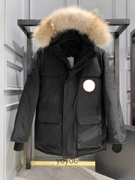 Canda Goose Kurtka Kanadyjska projektant Mens Down Womens Parkas Zima grube ciepłe płaszcze wiatroodporne litery streetwear przyczynowy odzież wierzchnia 6 q69m