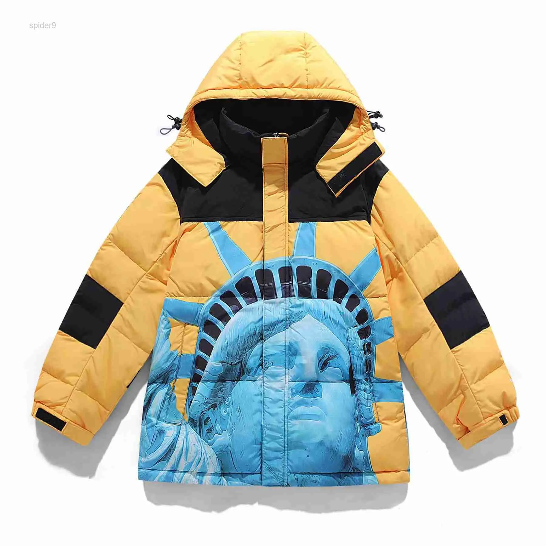 designerska puffer kurtka parkas męskie kurtki z kapturem zimowy styl dla mężczyzn Kobiety Windbreaker Płaszcz Długie rękawy moda z zamkiem błyskawicznymi literami haftowana kurtka północna