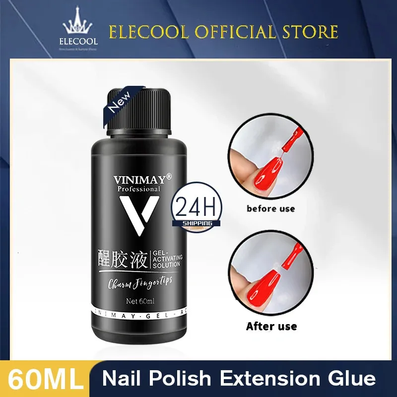 Vernis à ongles Extension de vernis à ongles colle fonctionnelle diluant Base de colle couche de joint liquide réconcilié colle d'éveil WakeGlue liquide 30 ml/60 ml 231020