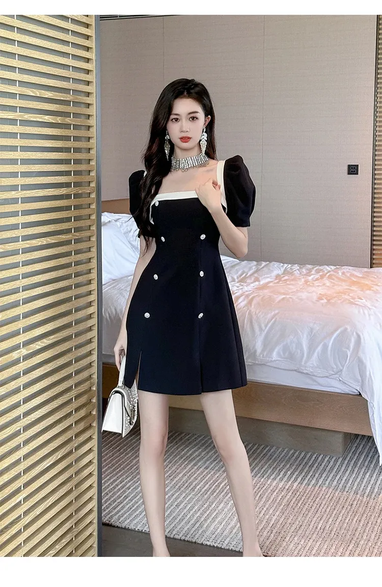 dress pendek simple elegant Formal dresses short classy elegant black