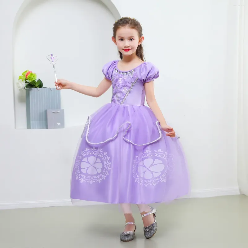 Girl Dresses Halloween Prom Carnival Clothing Fantasy Cosplay Princess Dress 2023 Children Christmas Party Costume Pageant Catwalk Show