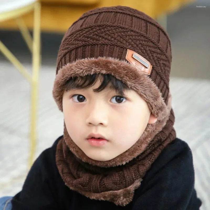 Boinas Invierno Niño Gorro de punto Niños Niña Gorros con orejeras 3 a 10 años Niño Niña Gorro Proteger el cuello Animal de dibujos animados a prueba de viento