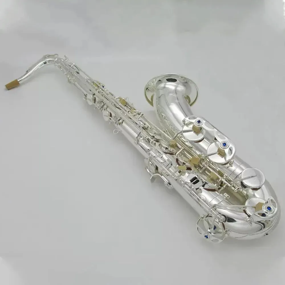 Silver B-tune original O20 structure professional Tenor saxophone all silver made of comfortable feel SAX jazz instrument 00