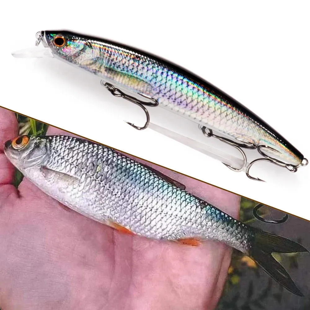 GOBAIT Floating Minnow HardBait With Weight System And 3 Treble Hooks  14cm/24g Top Water Minnow Lure For Wobbler And Jerk Bait 0.18m Length  231020 From Pang06, $9.49