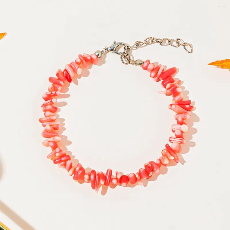 Charm Bracelets Kirykle Design 3 Color Bohemian Women Bracelet Strange Shape Coral For Beach Jewelry Party Gift Drop