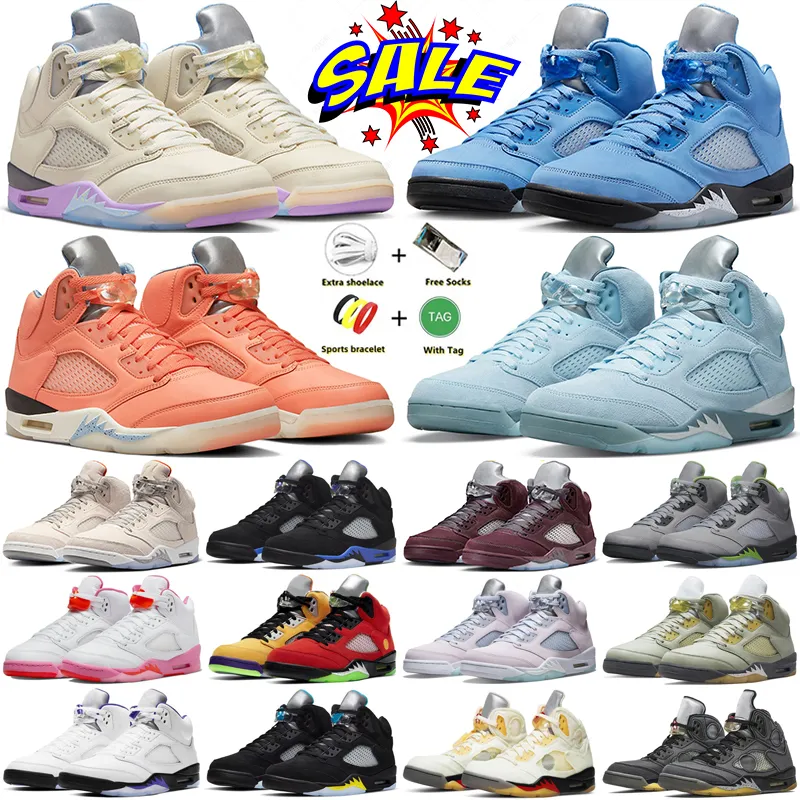 AIR JORDAN 5 Retro shoes jorden 5 5s Retro basketball shoes Raging red mens sneakers what the black muslin white x sail pink island green bluebird SE oregon men jordan5s trainers