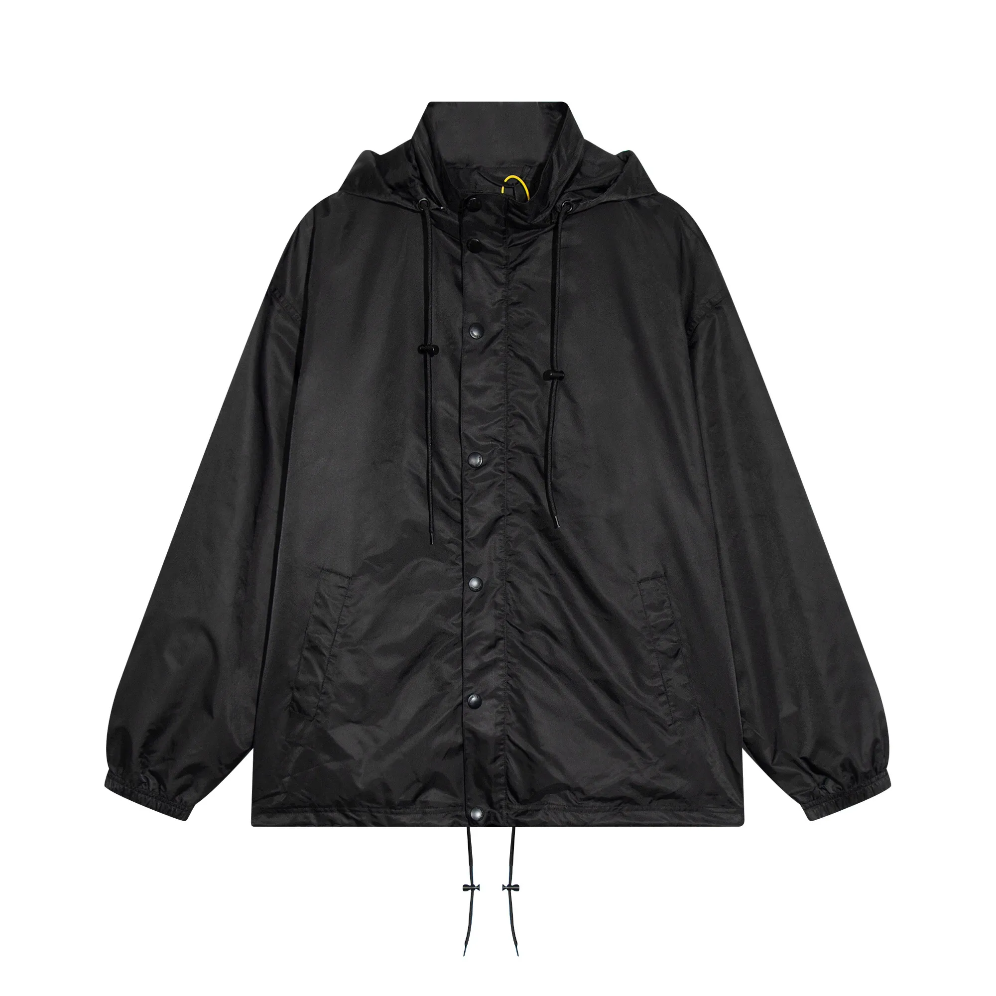 Mens Lightweight Windbreaker Jacket - Hooded Stripe Design