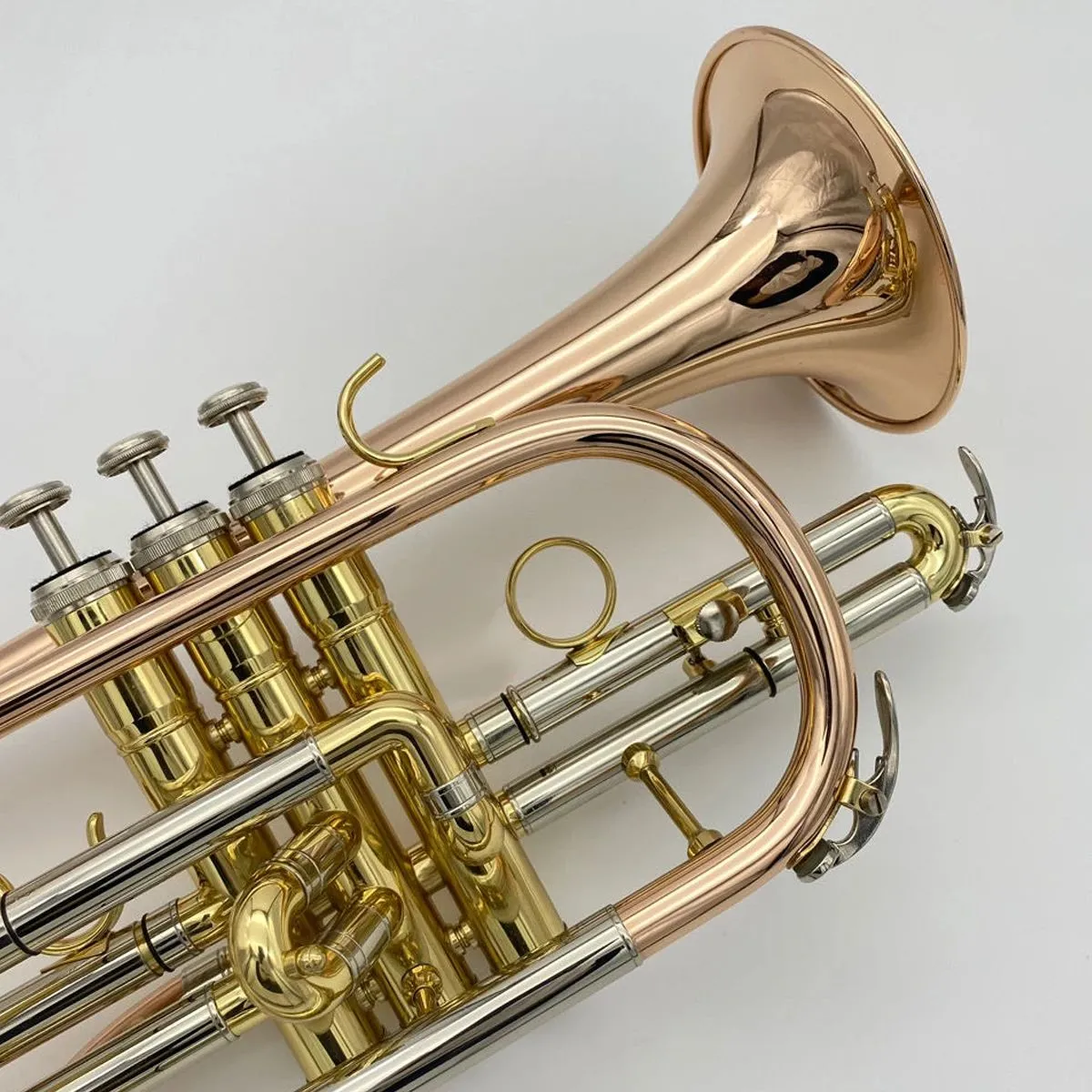 Strumento jazz corno a tromba con tono professionale prodotto in bronzo fosforoso di alta qualità in si bemolle