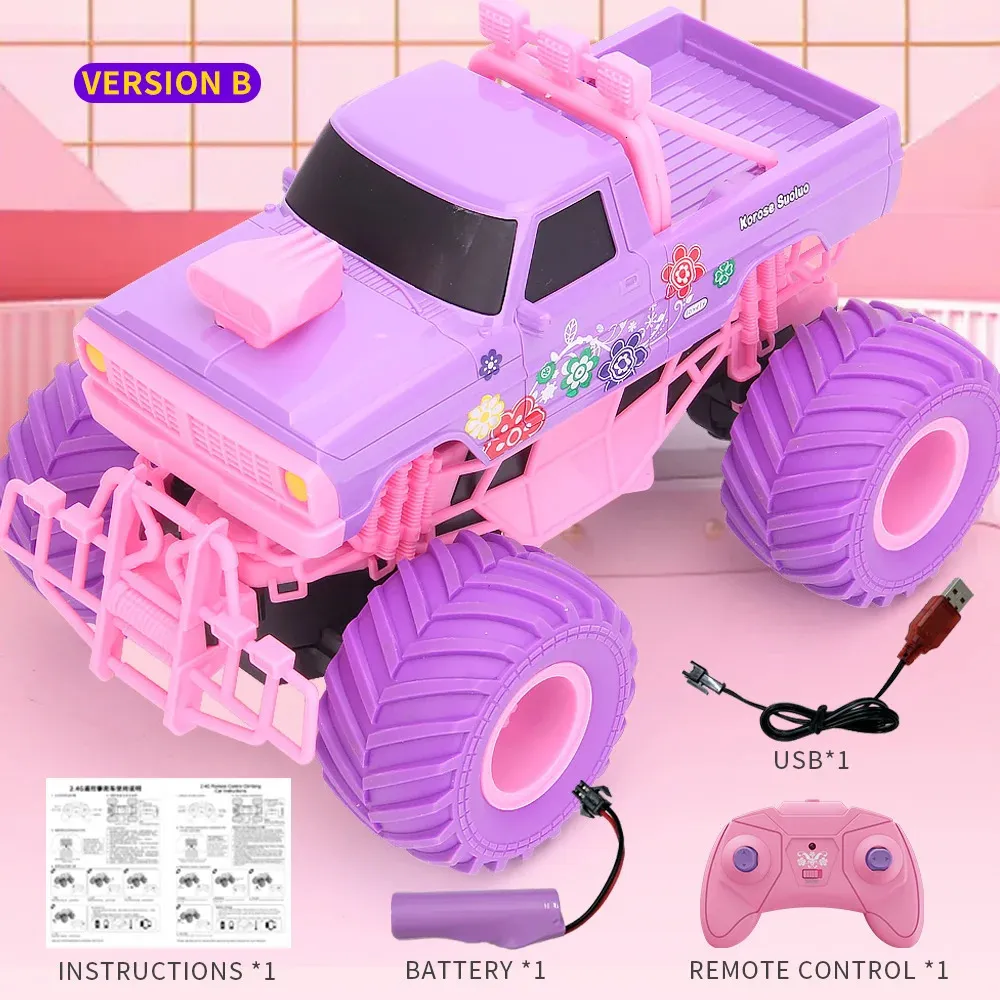 Carro RC elétrico CSOC 1/10 RC Racing Drifting 70 km h com luz LED 2.4G  Brinquedo de controle remoto de alta velocidade Big Off Road 4WD para  adultos