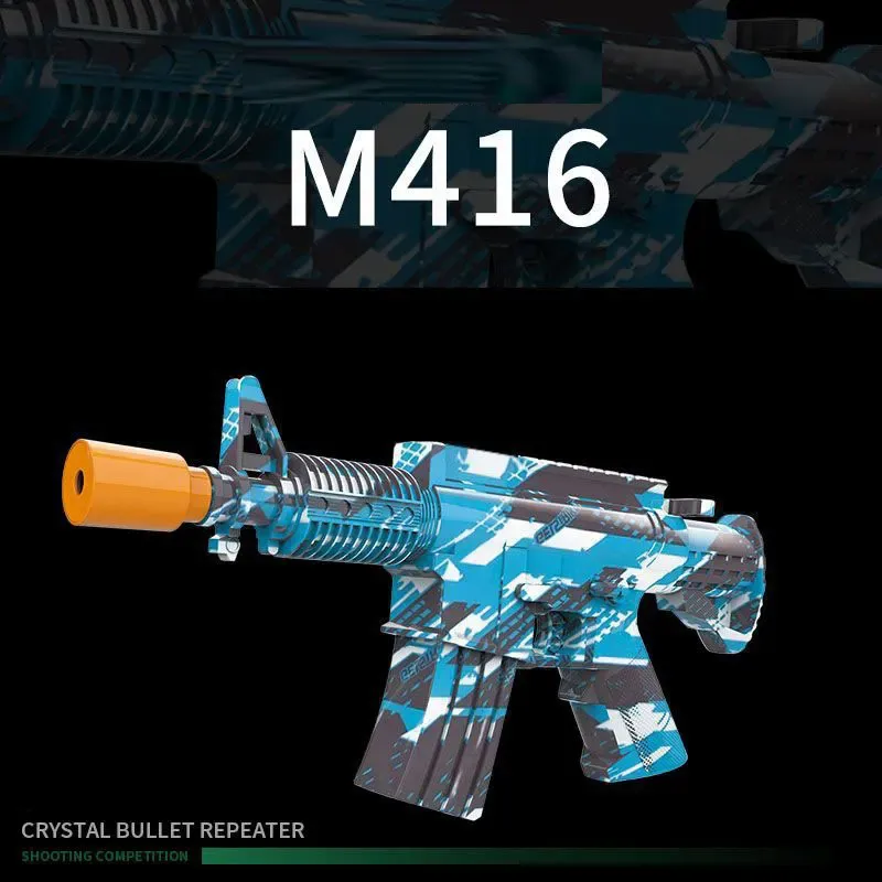 M416 water Crystal ball Bullet toy gun - M416 bolinha de gel