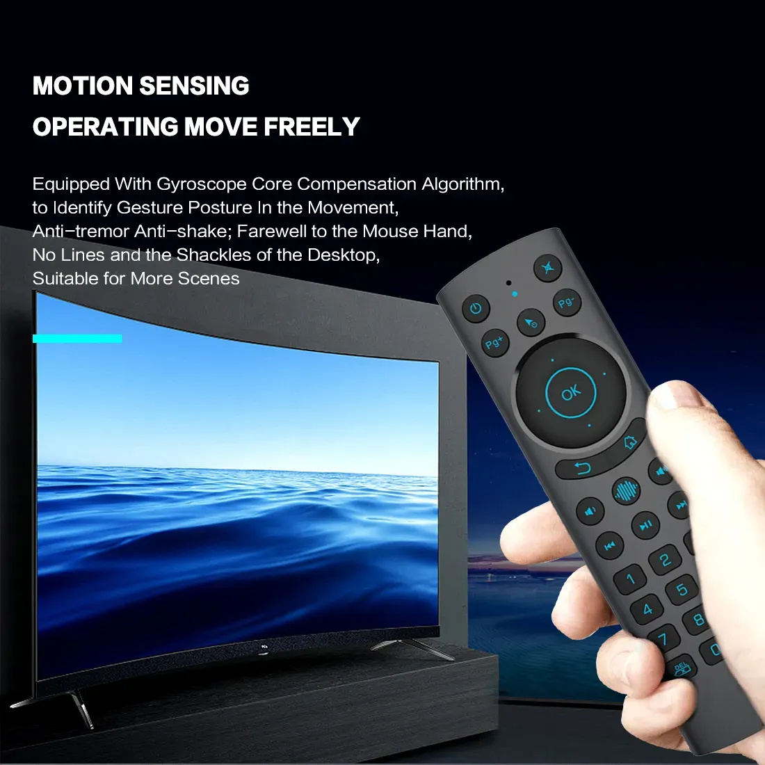 G20BTS Plus Remote Controlers G10S PRO BT 2.4G Wireless Voice Backlit Air Mouse Gyroscope IR Learning Remote Control for H96 T95 X96 X4 AM7 Android TV BOX