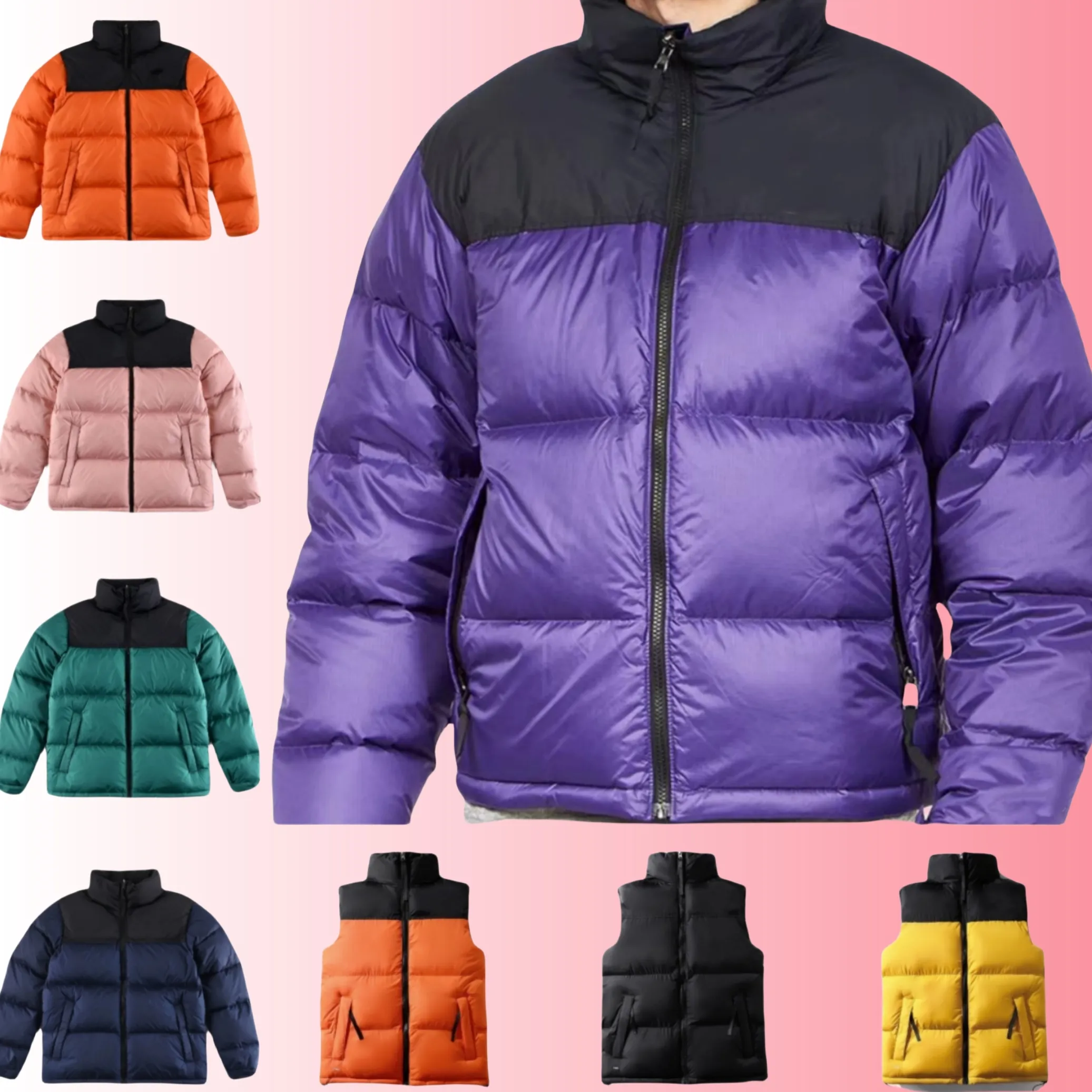 piumino giacca invernale giacca firmata piumino VERSIONE TOP parka Taglia M-XXL cappotto caldo piumino prezzo all'ingrosso 2 pezzi sconto del 10%