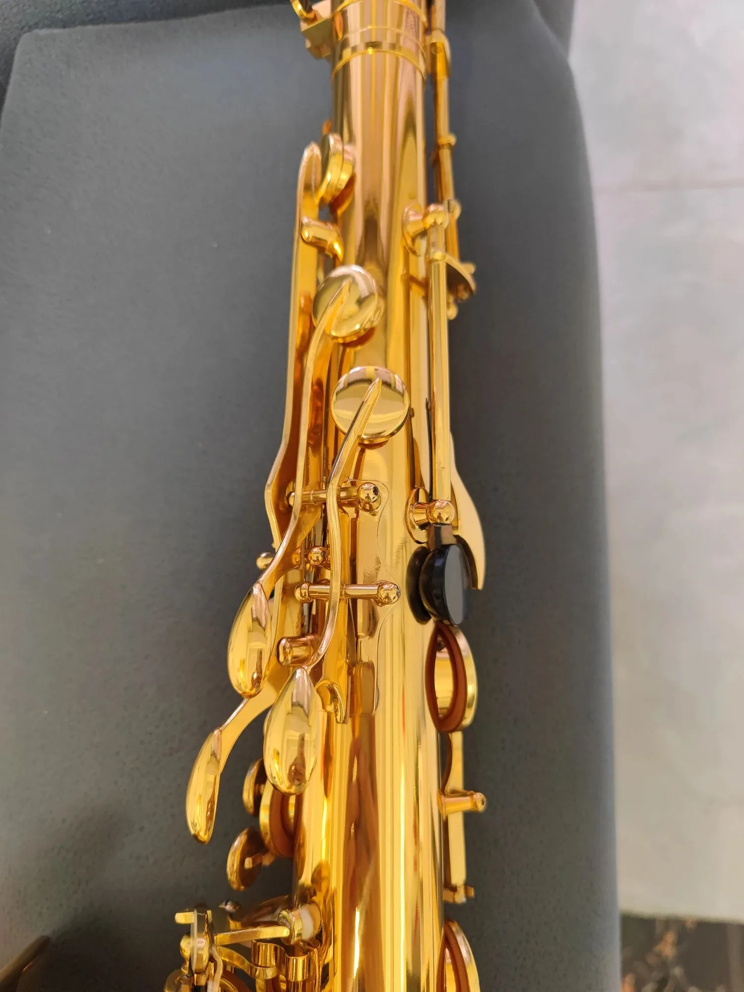 Högkvalitativ 62 B-platt professionell tenorsaxofon mässing guldpläterad djup gravering professionell kvalitet ton sax jazz instrument 00