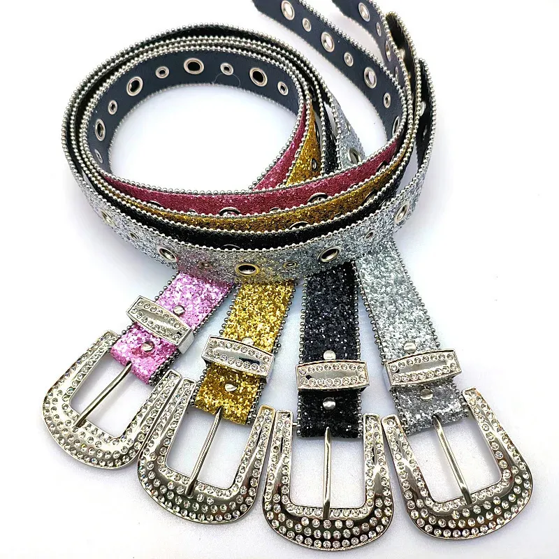 3 JEWELED BUCKET GLAMMED ARTISTIC BELT SWSMCLT Women main image 3