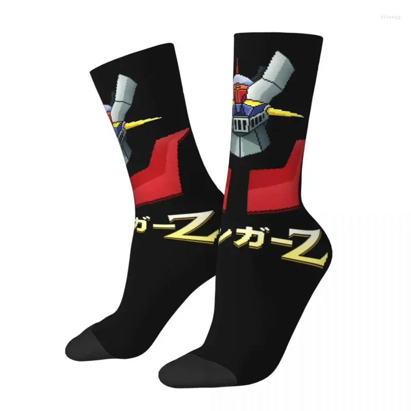 Meias masculinas casuais actarus mazinger z manga meia robô goldorak grendizer meias femininas primavera verão outono inverno