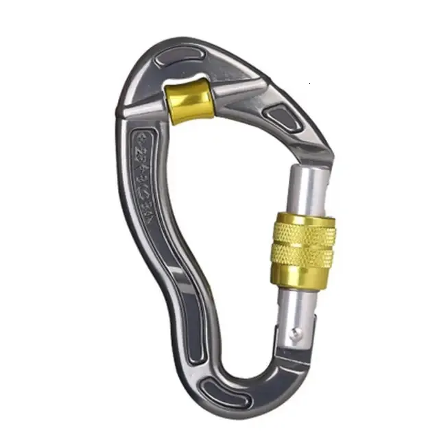 Professional 16KN D Buckle Strongest Carabiner For Climbing, Hiking