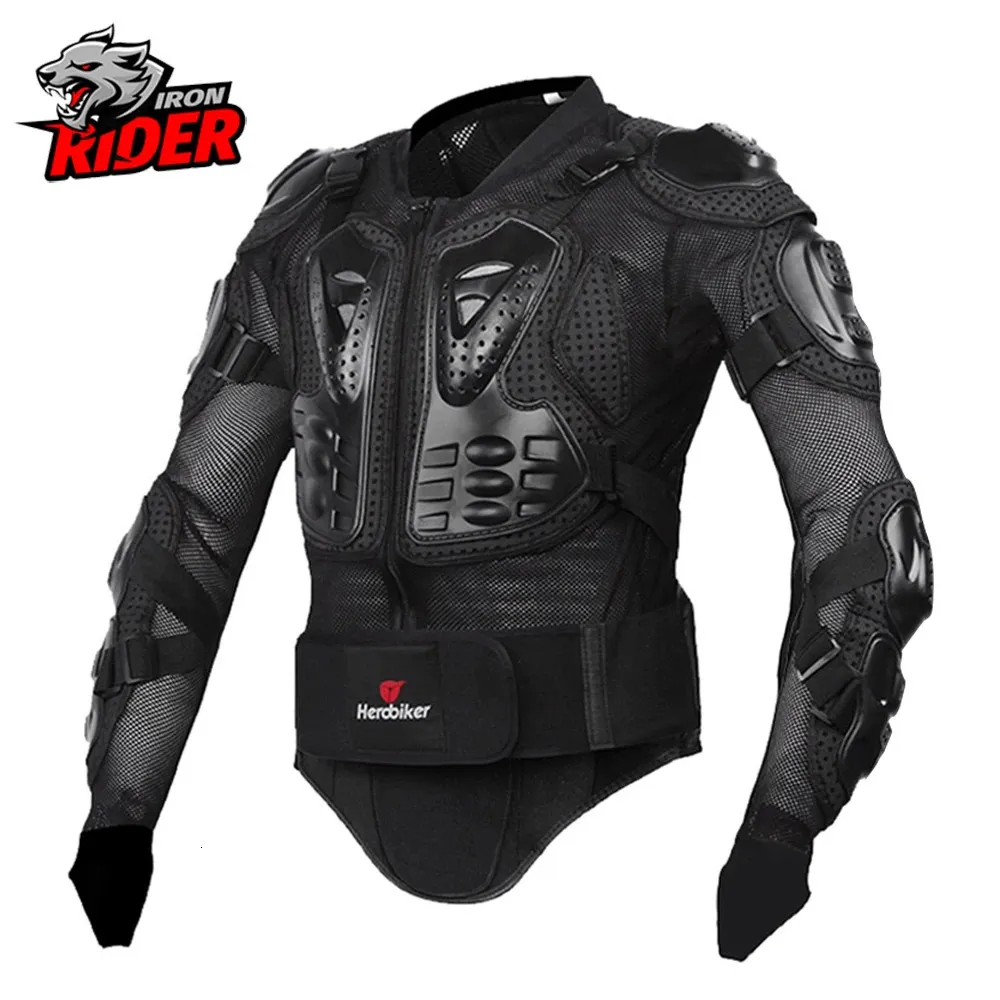 Herrjackor Mäns motorcykeljackor Turtle Full Body Armor Protection Jackets Motocross Enduro Racing Moto Protective Equipment kläder 231020