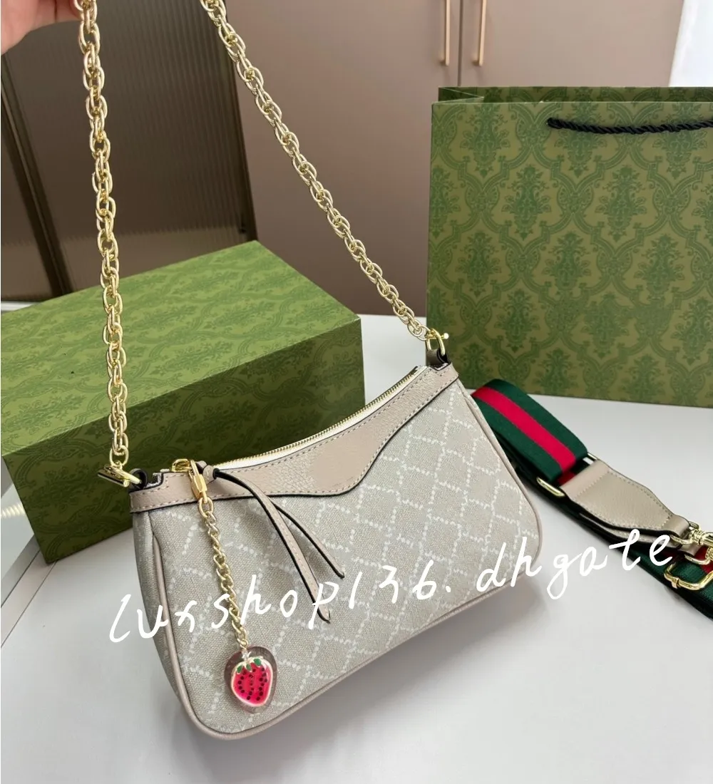 Womens Beige PU Leather Crossbody Bag With Strawberry Pendant Vintage Fashion Style 2515cm From Luxshop136 73.69 DHgate.Com