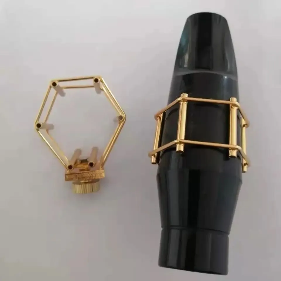 Gold Plated Diamond Alto Saxophone Mouthpieces Mouthpiece With Bakelite
