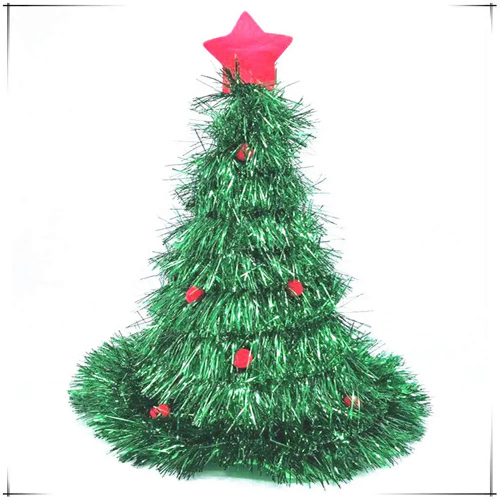 Christmas Hat Fashion For Kids And Adults Straight Christmas Tree Shaped Hat Mao Su Spine Shaped Hat Christmas Night Witch Christmas Hat