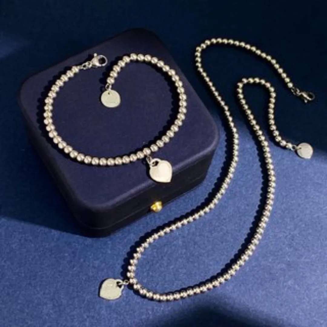 Damen-Designer-Halskette T Styliah Herz-Silber- und Goldfarben-Halsketten Y065F1089
