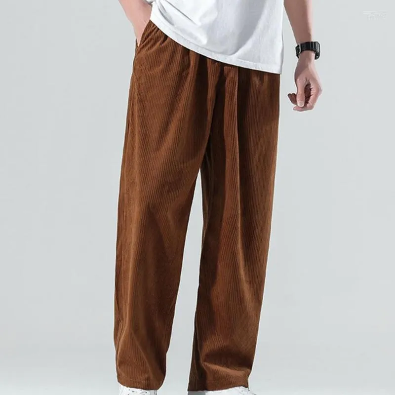 Pantaloni da uomo Pantaloni da uomo 2023 Pantaloni da uomo Tinta unita Dritto Primavera Autunno Temperamento Sportivo a figura intera Cargo per esterno