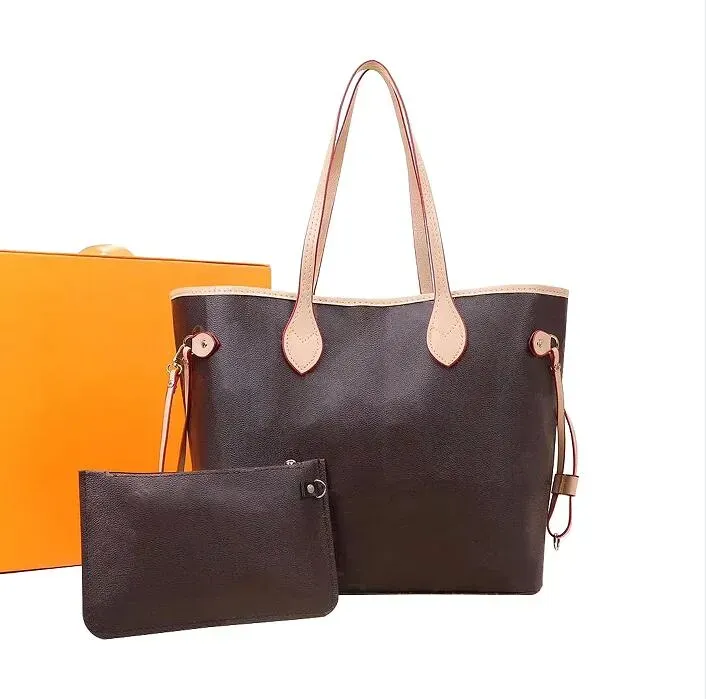Bag luksurysowy Bag 2PCS Ustaw damskie torby torebki na ramię Messenger Fashion Composite sprzęgło torebki torby na torbę żeńską portfel monety M8912