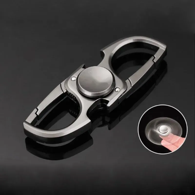 Spinning Top Finger Spinner Fidget Hand Anti Anxiety Toy Relieves Stress Ketchain Bottle Opener EDC Adult Kids boy 231021