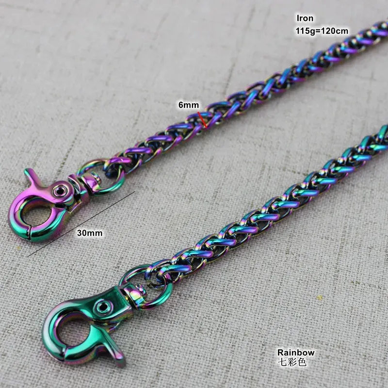 Rainbow Chain Purse Chain Straps 6mm Width Factory Quality Plating Cover Wholesale Bag Parts And Accessories Item 231020 From Ashoesfactory 23.12 DHgate.Com